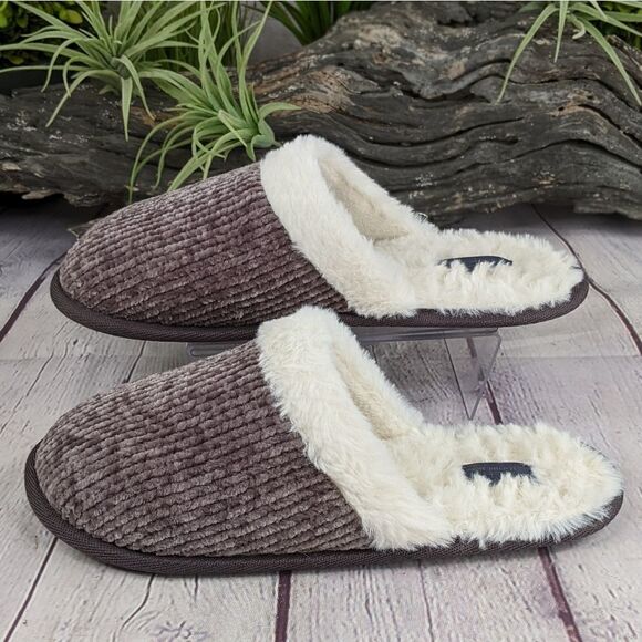 Rachel Roy Chenille Scuff Slippers - Picture 4 of 11